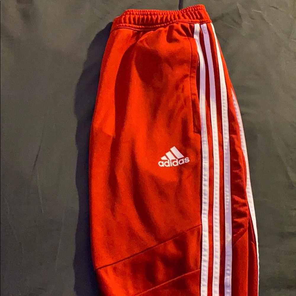 Adidas Red Soccer Sweats